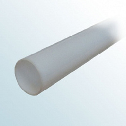 Труба поликарбонатная 80мм L=3 м( белая) стенка 1,5 мм